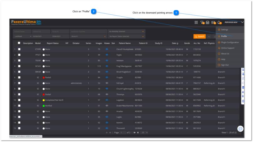 13.1.0. Profile Information