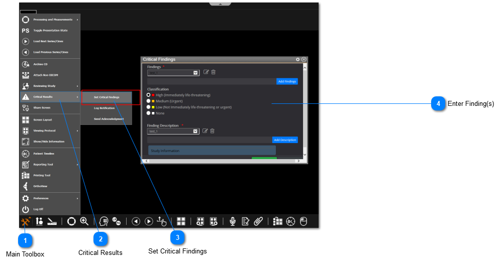 16.1.2. Set Critical Finding