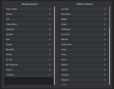1. Worklist Settings