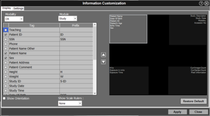 4. Customize Information
