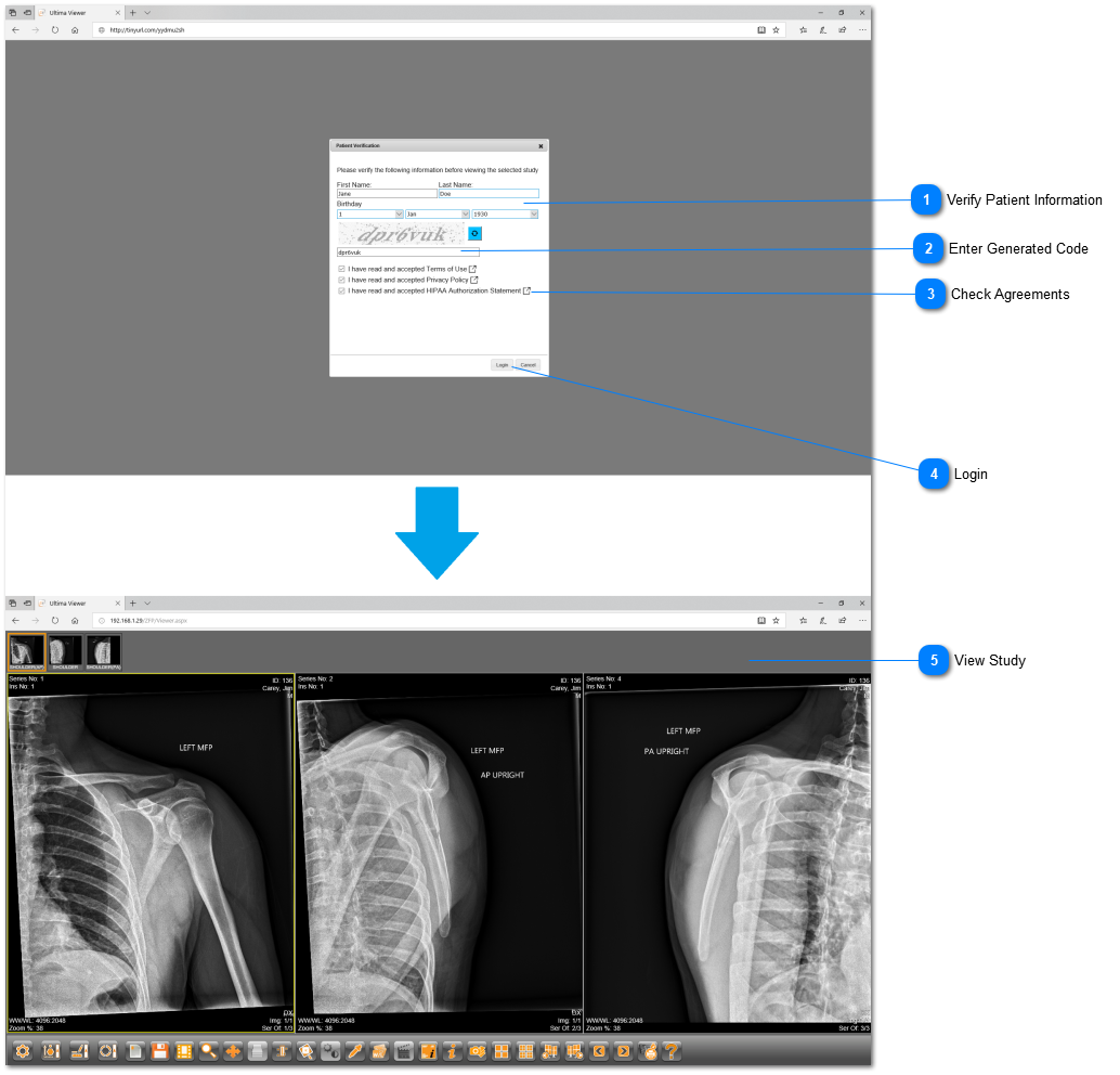 20.1.3.2. Using Share Link for Patients