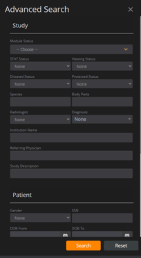 2. Advanced Search Criteria