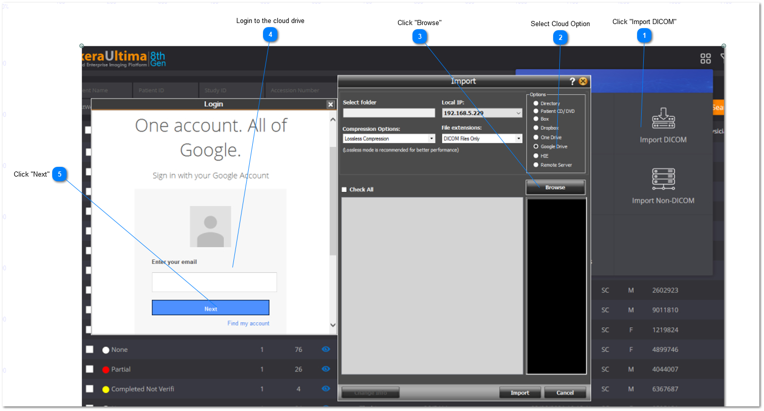 5.1.2. Import from Cloud Drive