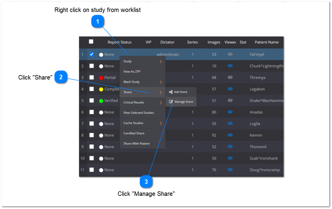 6.4.1. Manage Shares