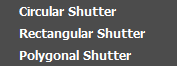 4. Select Shutter Type